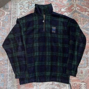 VINTAGE FLANNEL plush quarter zip